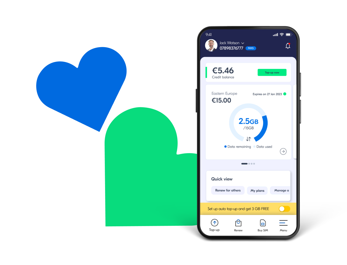 Download iOS/Android  My Lyca Mobile app
