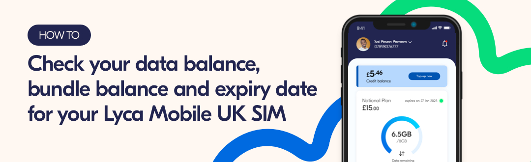 How to check my data balance